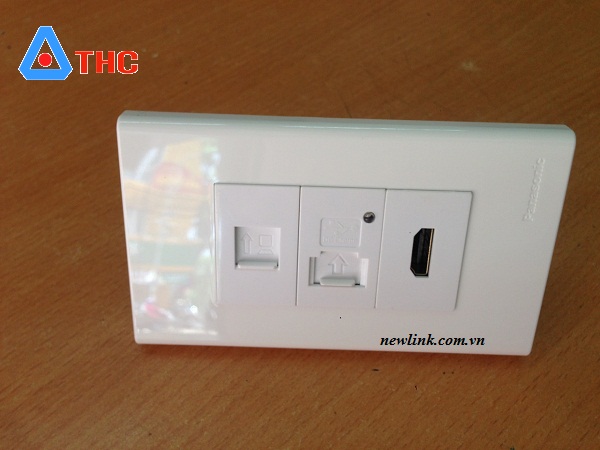 Wallplate Mạng+USB+ HDMI , ( thiết bị lắp âm tường ) 